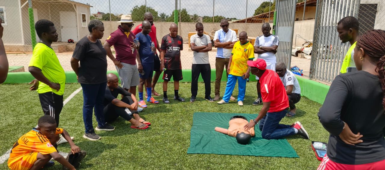 Formation sur les gestes de premiers secours et la PLS ce matin avec les avocats à l’ALEAPRKS 